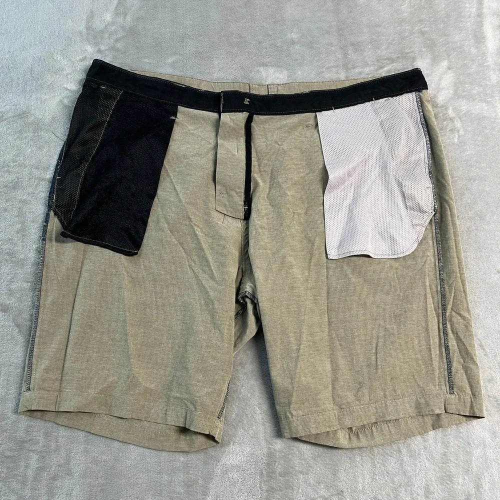 Billabong Crossfire Submersibles Hybrid Shorts Mens 42 Khaki Tan Swim Trunks